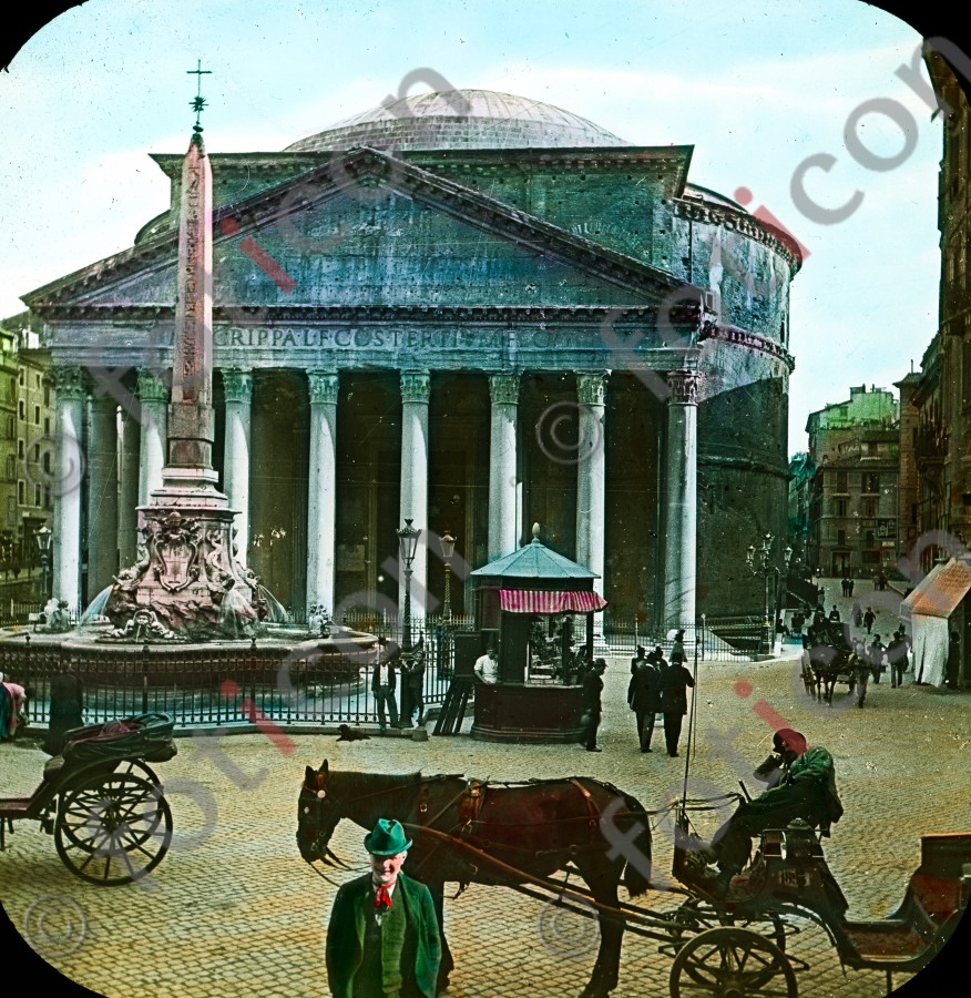 Das Pantheon - Foto foticon-simon-033-024.jpg | foticon.de - Bilddatenbank für Motive aus Geschichte und Kultur